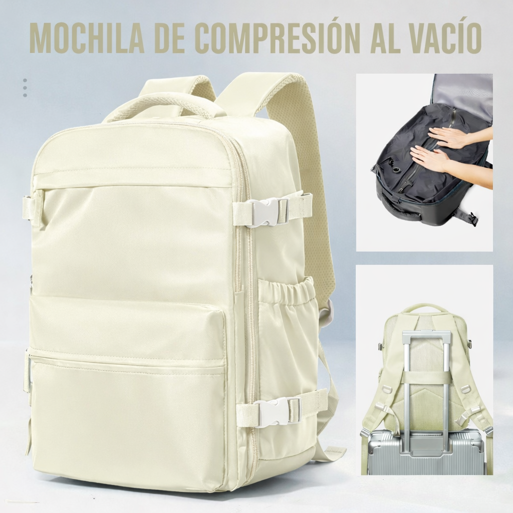 Mochila de Viaje Expandible con Sistema de Vacío